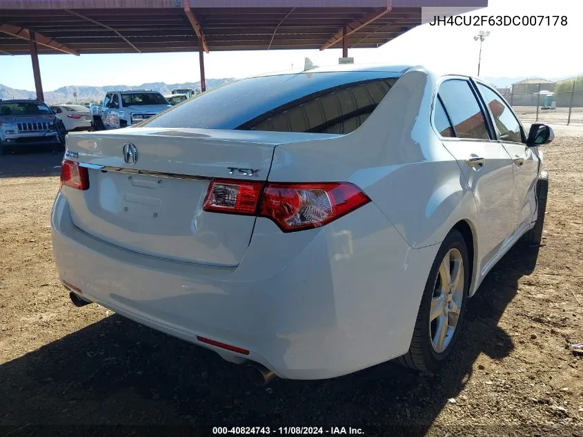 2013 Acura Tsx 2.4 VIN: JH4CU2F63DC007178 Lot: 40824743