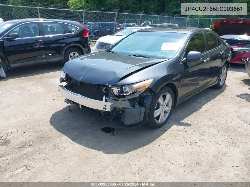 2014 Acura Tsx 2.4 VIN: JH4CU2F66EC003661 Lot: 39955986