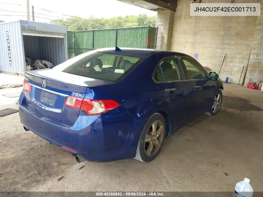 2014 Acura Tsx 2.4 VIN: JH4CU2F42EC001713 Lot: 40286862