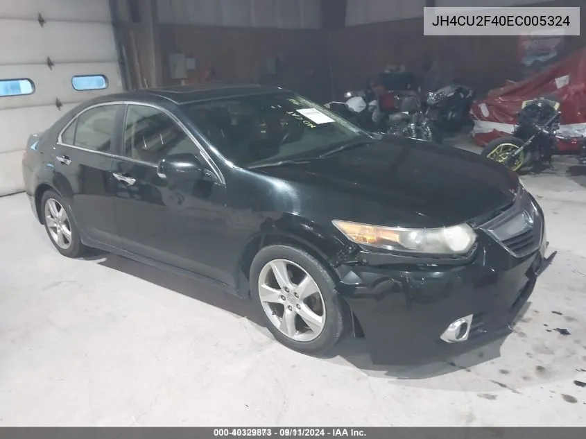 2014 Acura Tsx 2.4 VIN: JH4CU2F40EC005324 Lot: 40329873