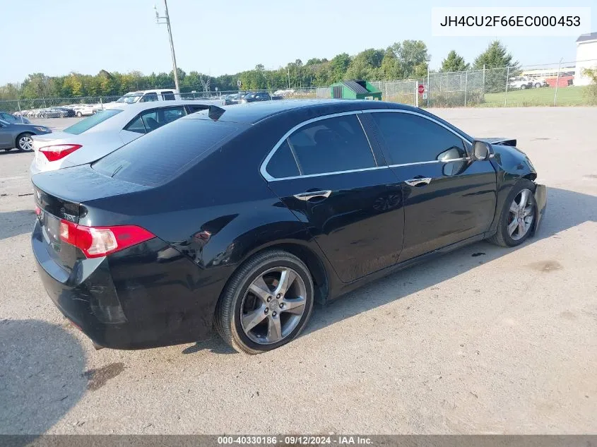 2014 Acura Tsx 2.4 VIN: JH4CU2F66EC000453 Lot: 40330186