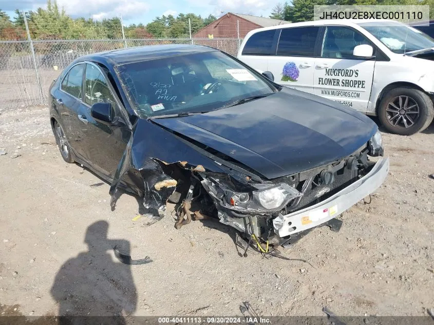 2014 Acura Tsx 2.4 VIN: JH4CU2E8XEC001110 Lot: 40411113