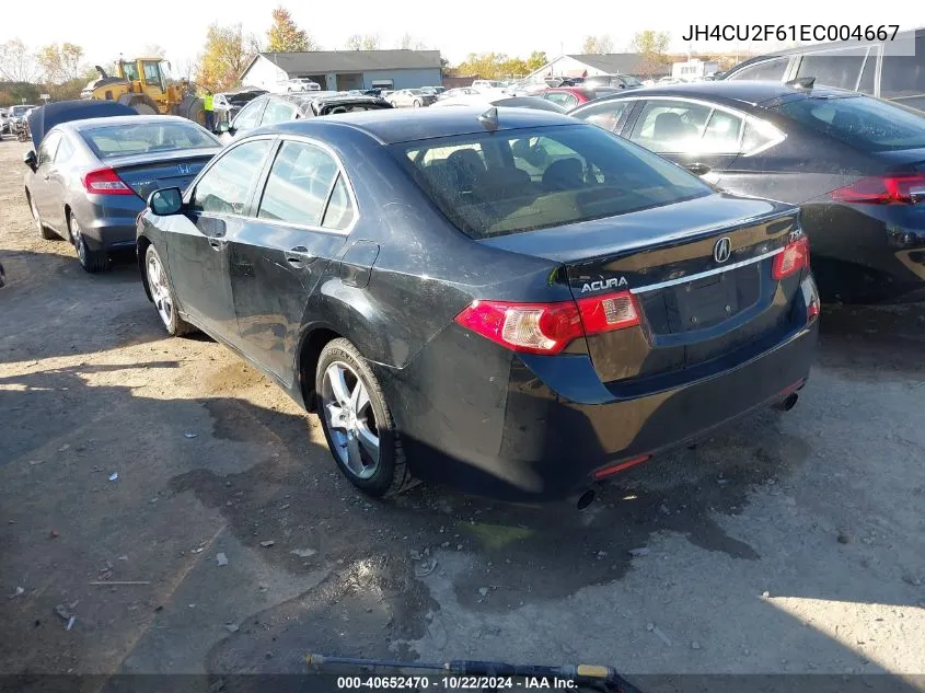 2014 Acura Tsx 2.4 VIN: JH4CU2F61EC004667 Lot: 40652470