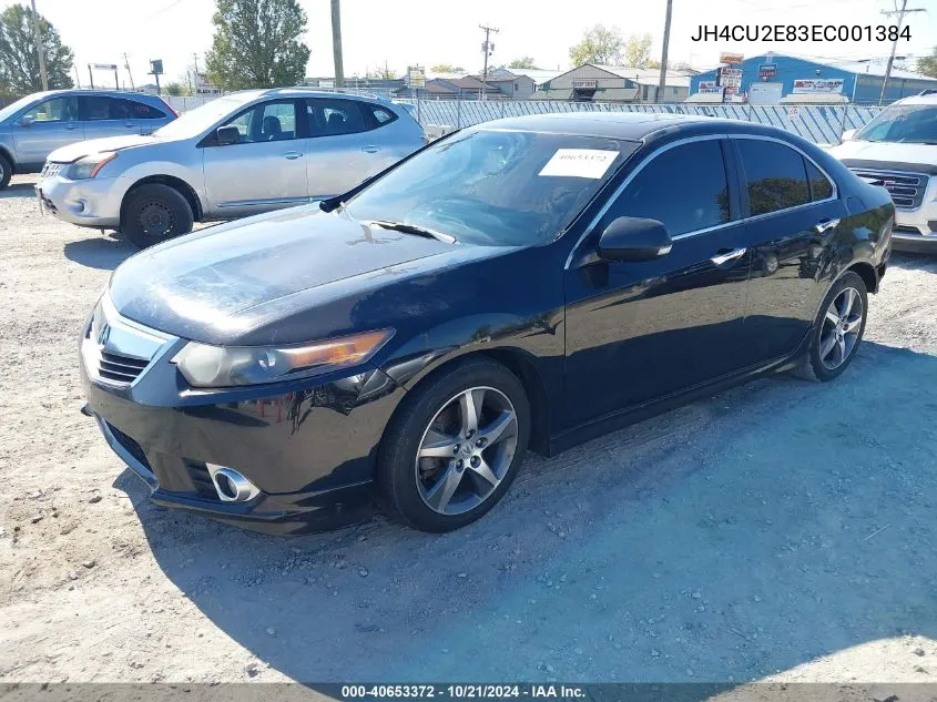 2014 Acura Tsx 2.4 VIN: JH4CU2E83EC001384 Lot: 40653372