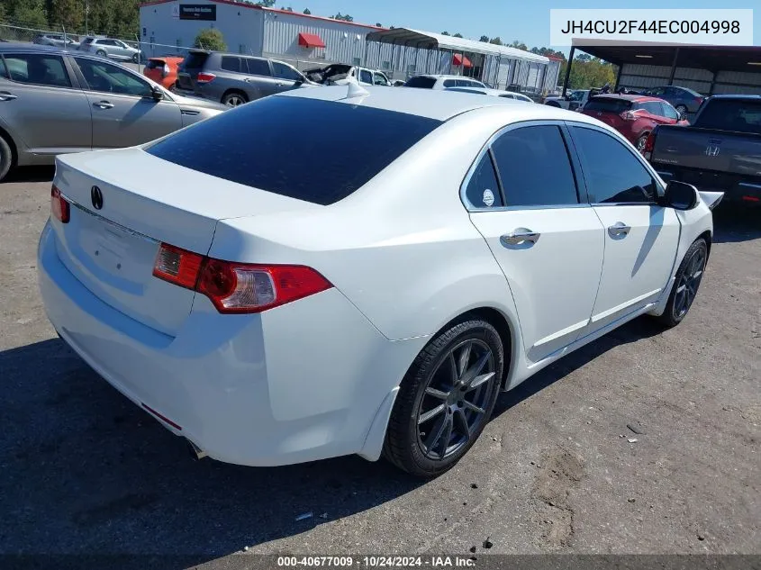 2014 Acura Tsx VIN: JH4CU2F44EC004998 Lot: 40677009