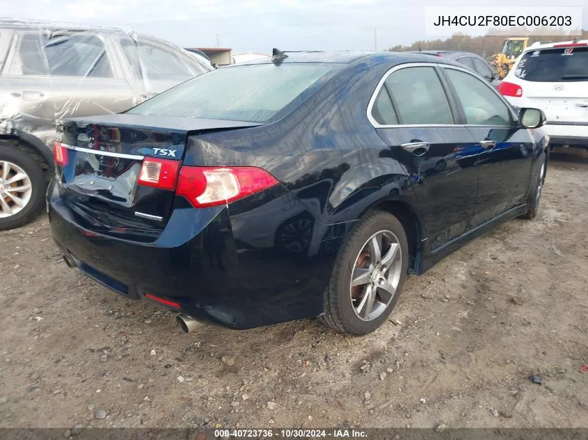 2014 Acura Tsx 2.4 VIN: JH4CU2F80EC006203 Lot: 40723736