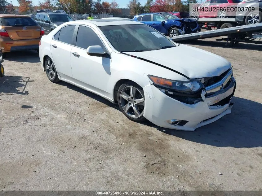 2014 Acura Tsx 2.4 VIN: JH4CU2F86EC003709 Lot: 40725495