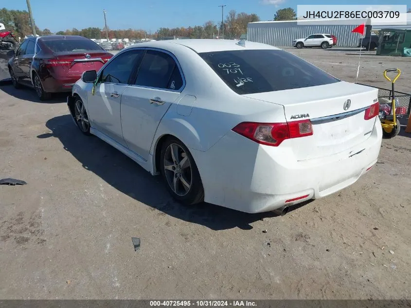 2014 Acura Tsx 2.4 VIN: JH4CU2F86EC003709 Lot: 40725495