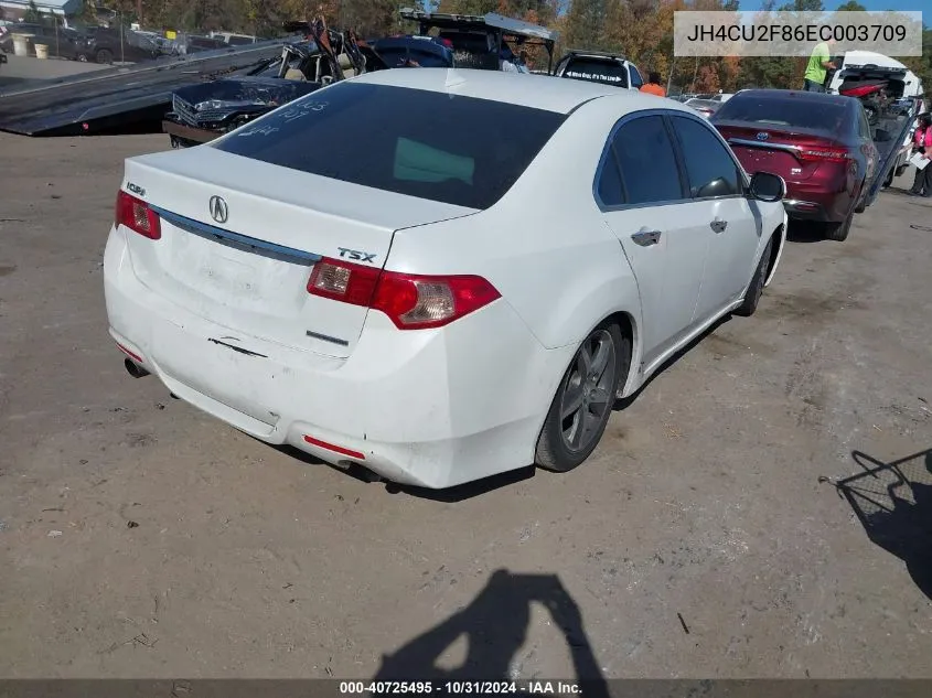 2014 Acura Tsx 2.4 VIN: JH4CU2F86EC003709 Lot: 40725495