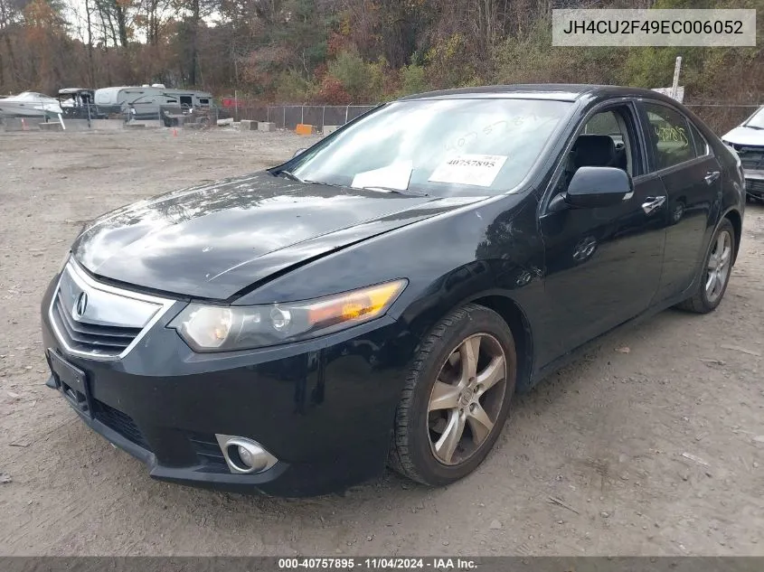 2014 Acura Tsx 2.4 VIN: JH4CU2F49EC006052 Lot: 40757895