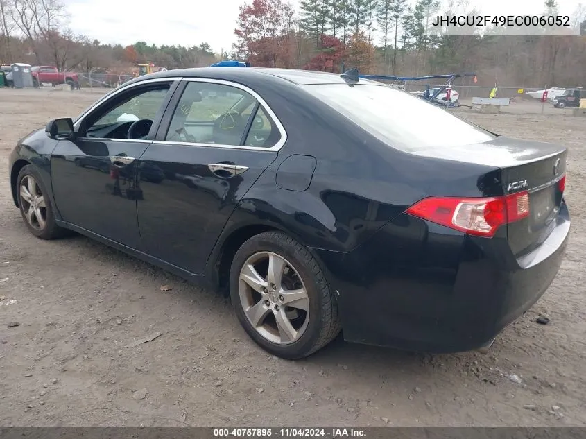 2014 Acura Tsx 2.4 VIN: JH4CU2F49EC006052 Lot: 40757895