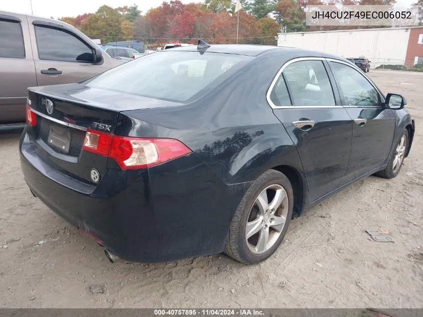 2014 Acura Tsx 2.4 VIN: JH4CU2F49EC006052 Lot: 40757895