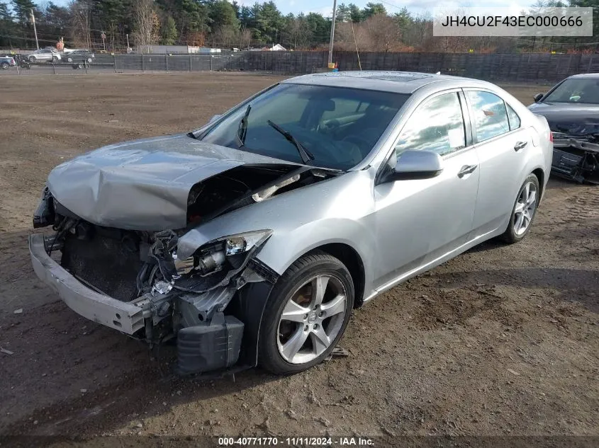 JH4CU2F43EC000666 2014 Acura Tsx