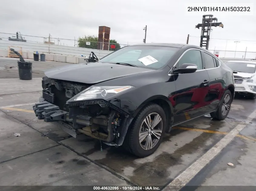 2010 Acura Zdx VIN: 2HNYB1H41AH503232 Lot: 40632095