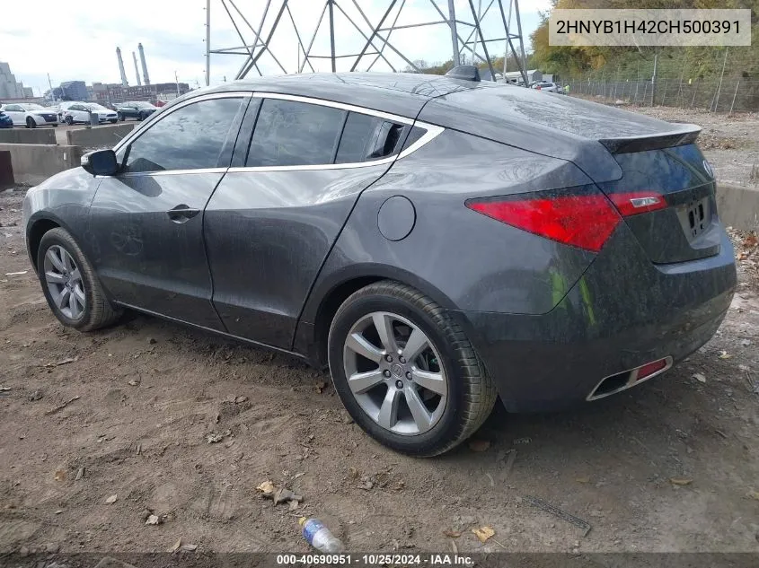 2012 Acura Zdx VIN: 2HNYB1H42CH500391 Lot: 40690951