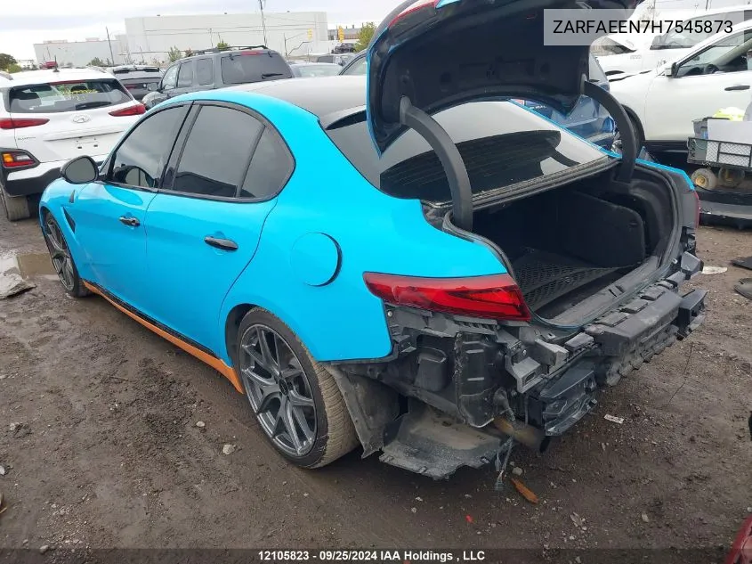 ZARFAEEN7H7545873 2017 Alfa Romeo Giulia Ti Q4