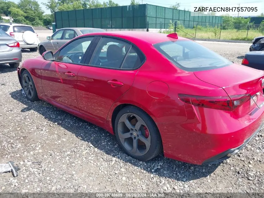 ZARFAECN8H7557095 2017 Alfa Romeo Giulia Ti Rwd