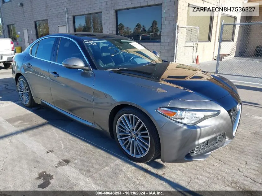 2017 Alfa Romeo Giulia Ti Rwd VIN: ZARFAECN8H7536327 Lot: 40645297