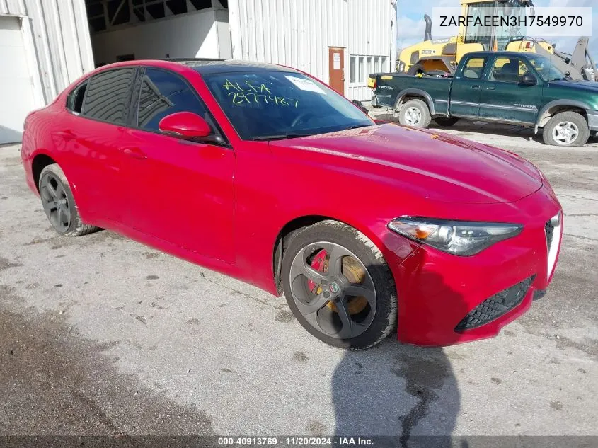 ZARFAEEN3H7549970 2017 Alfa Romeo Giulia Ti Awd