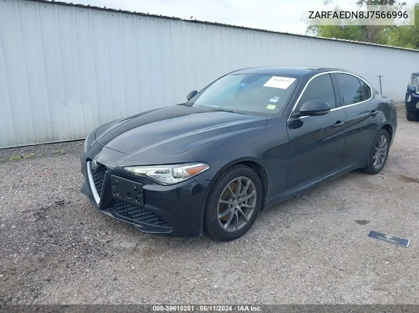 2018 Alfa Romeo Giulia Awd VIN: ZARFAEDN8J7566996 Lot: 39610251