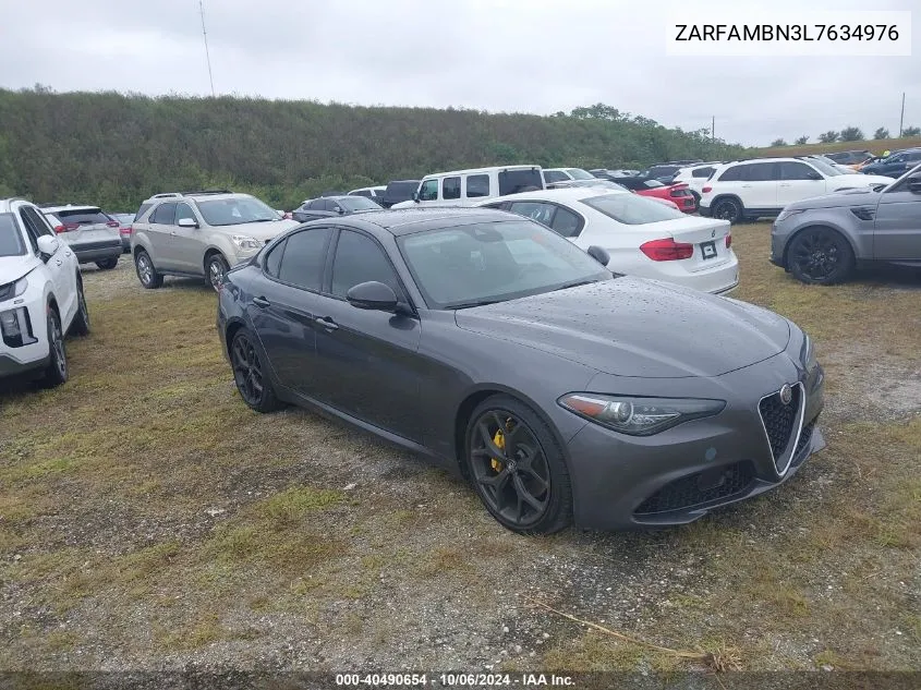 2020 Alfa Romeo Giulia Ti VIN: ZARFAMBN3L7634976 Lot: 40490654