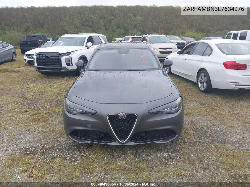 2020 Alfa Romeo Giulia Ti VIN: ZARFAMBN3L7634976 Lot: 40490654