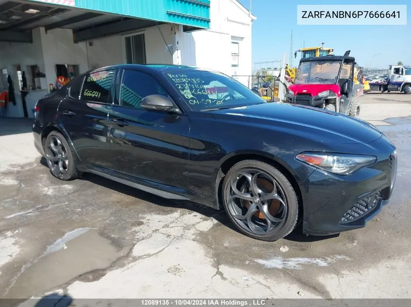 2023 Alfa Romeo Giulia Ti Estrema Awd VIN: ZARFANBN6P7666641 Lot: 12089135