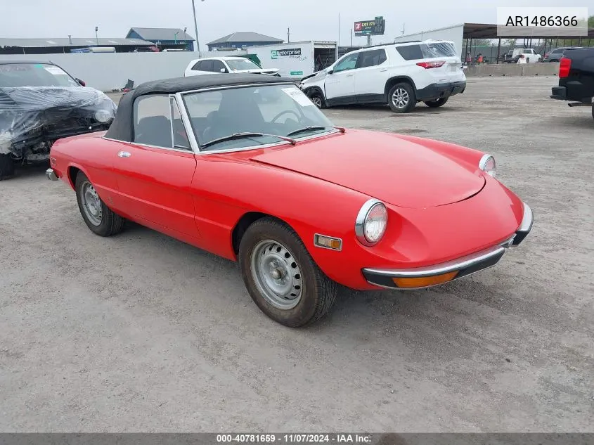 1971 Alfa Romeo Spider VIN: AR1486366 Lot: 40781659