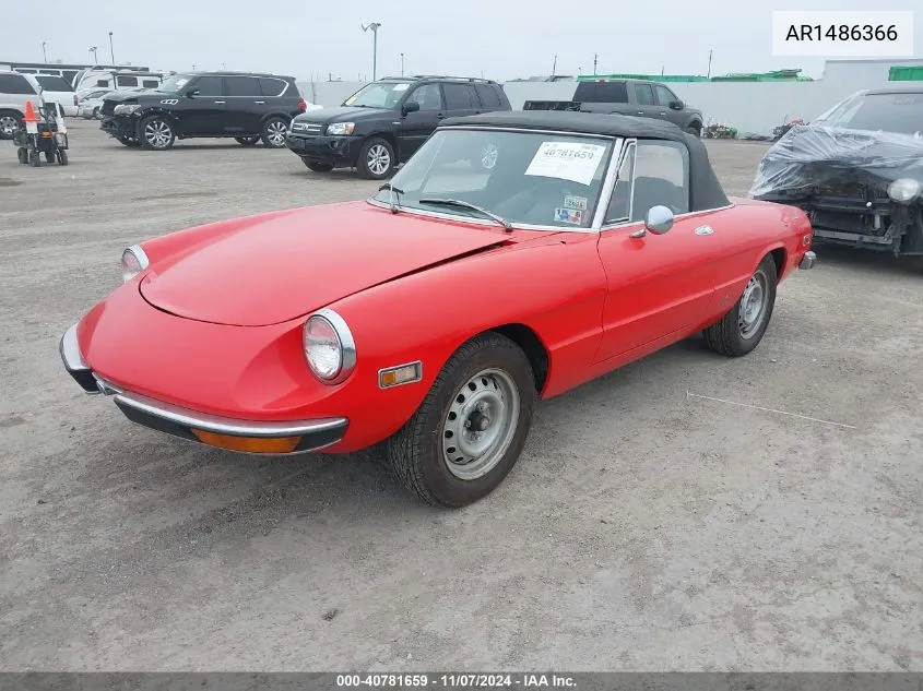 1971 Alfa Romeo Spider VIN: AR1486366 Lot: 40781659