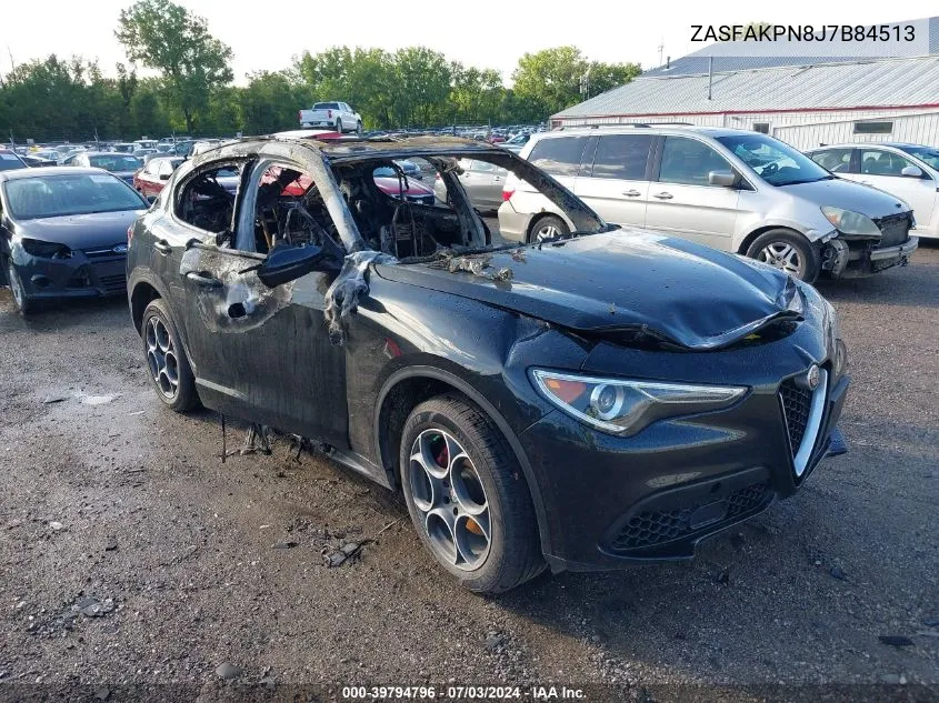 2018 Alfa Romeo Stelvio Sport Awd VIN: ZASFAKPN8J7B84513 Lot: 39794796