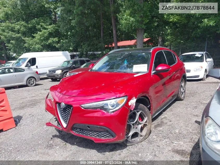 2018 Alfa Romeo Stelvio Ti VIN: ZASFAKBN2J7B78844 Lot: 39941348