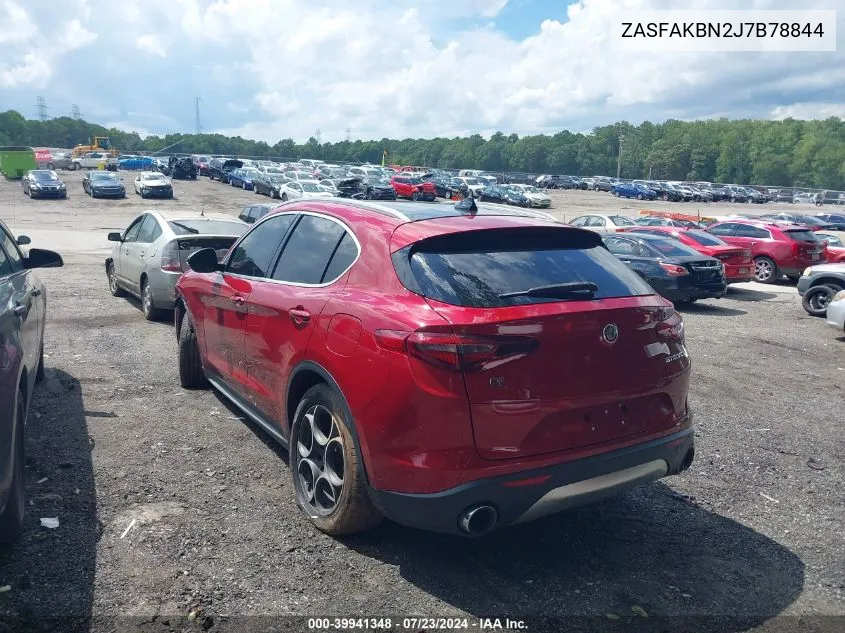 2018 Alfa Romeo Stelvio Ti VIN: ZASFAKBN2J7B78844 Lot: 39941348