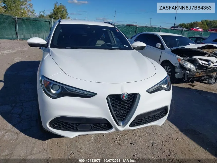 2018 Alfa Romeo Stelvio Ti Sport Awd VIN: ZASFAKNN8J7B84353 Lot: 40483977