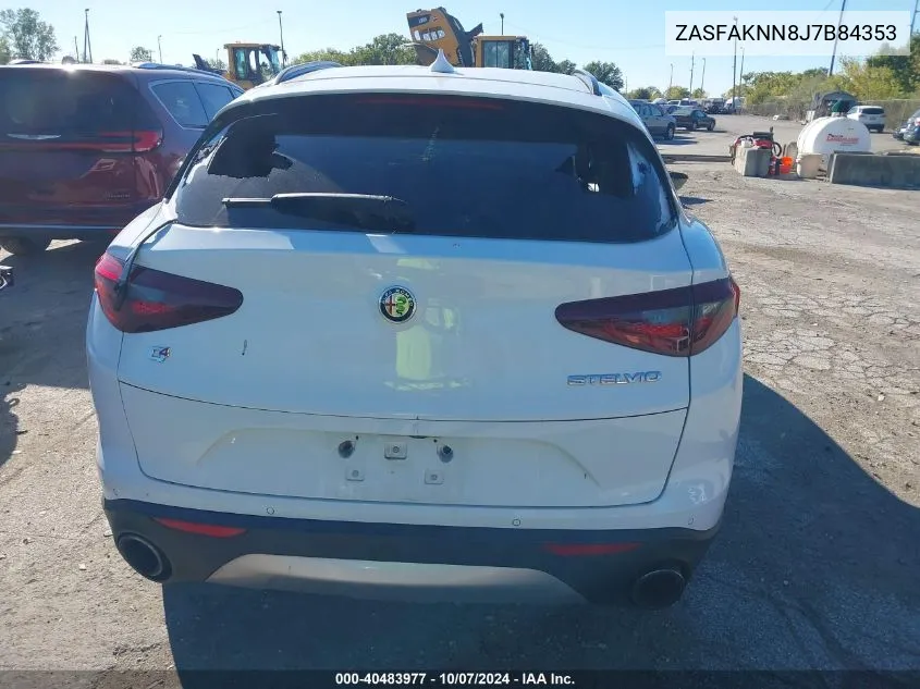 2018 Alfa Romeo Stelvio Ti Sport Awd VIN: ZASFAKNN8J7B84353 Lot: 40483977