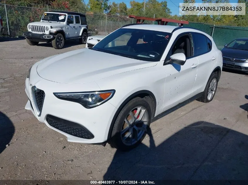 2018 Alfa Romeo Stelvio Ti Sport Awd VIN: ZASFAKNN8J7B84353 Lot: 40483977