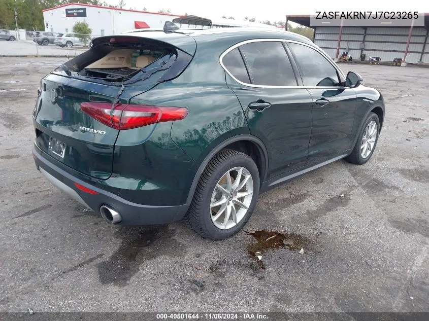 2018 Alfa Romeo Stelvio Ti Lusso Awd VIN: ZASFAKRN7J7C23265 Lot: 40501644