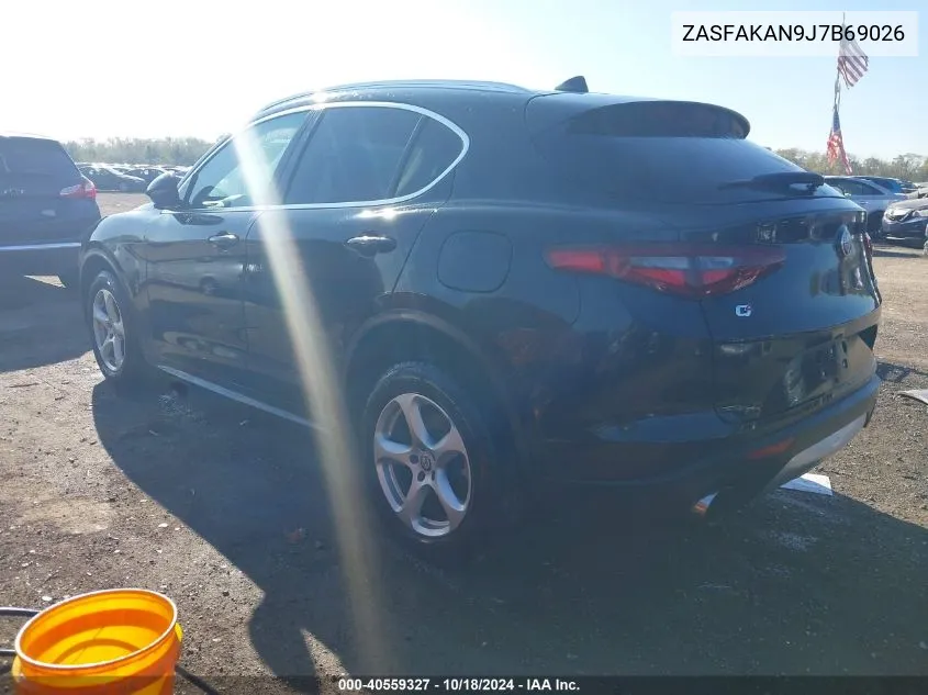 2018 Alfa Romeo Stelvio Awd VIN: ZASFAKAN9J7B69026 Lot: 40559327