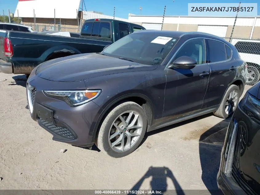 2018 Alfa Romeo Stelvio Awd VIN: ZASFAKAN7J7B85127 Lot: 40866439