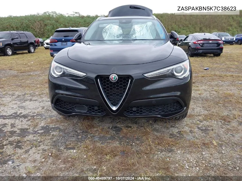 2019 Alfa Romeo Stelvio Ti VIN: ZASPAKBN5K7C38623 Lot: 40489797