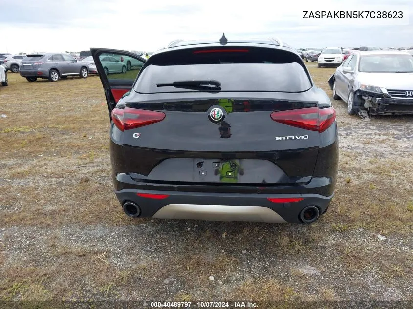 2019 Alfa Romeo Stelvio Ti VIN: ZASPAKBN5K7C38623 Lot: 40489797