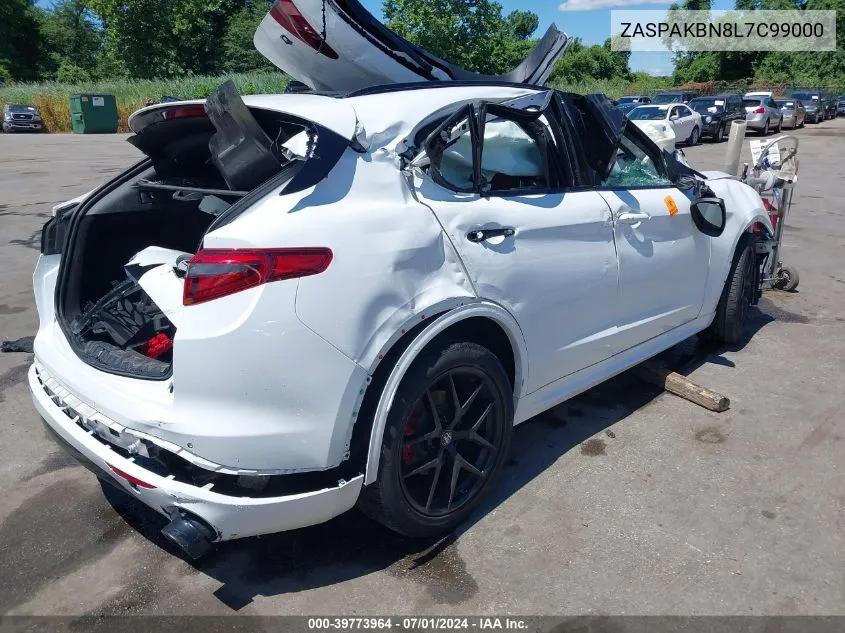 2020 Alfa Romeo Stelvio Ti Sport Awd VIN: ZASPAKBN8L7C99000 Lot: 39773964