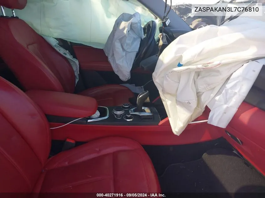 2020 Alfa Romeo Stelvio VIN: ZASPAKAN3L7C76810 Lot: 40271916