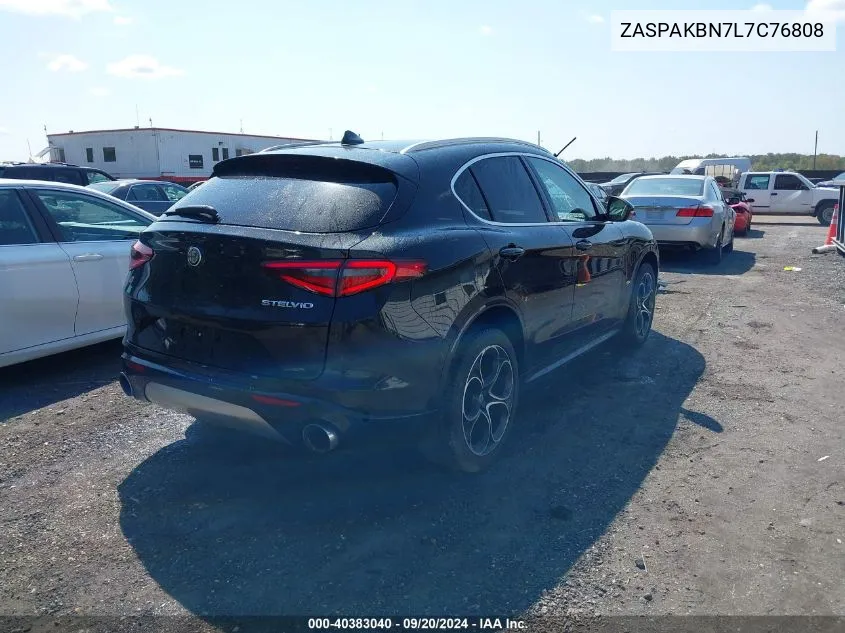 2020 Alfa Romeo Stelvio Ti Lusso Awd VIN: ZASPAKBN7L7C76808 Lot: 40383040