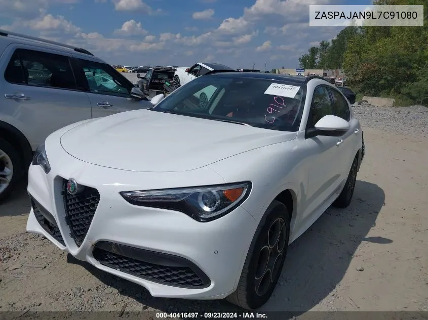 2020 Alfa Romeo Stelvio Sport Rwd VIN: ZASPAJAN9L7C91080 Lot: 40416497