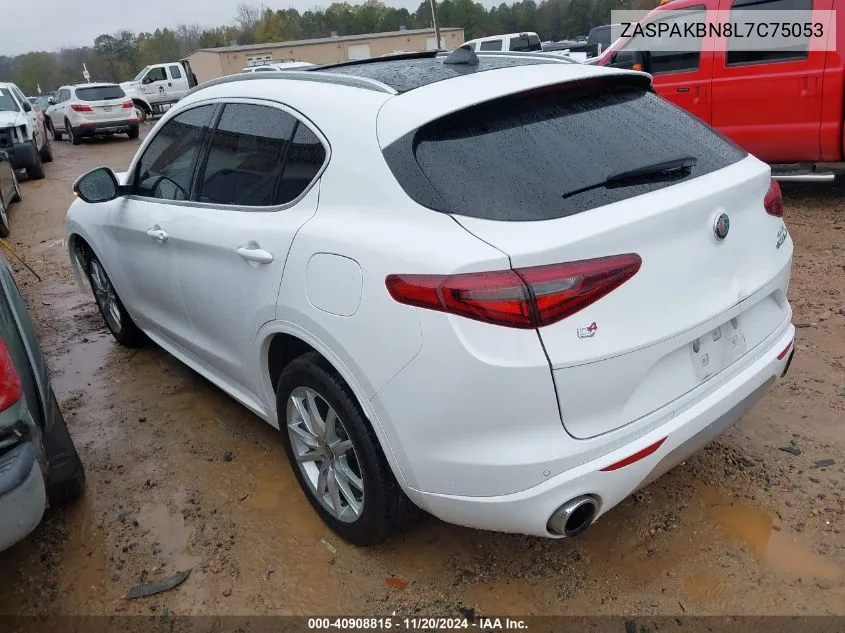 2020 Alfa Romeo Stelvio Ti Lusso Awd VIN: ZASPAKBN8L7C75053 Lot: 40908815