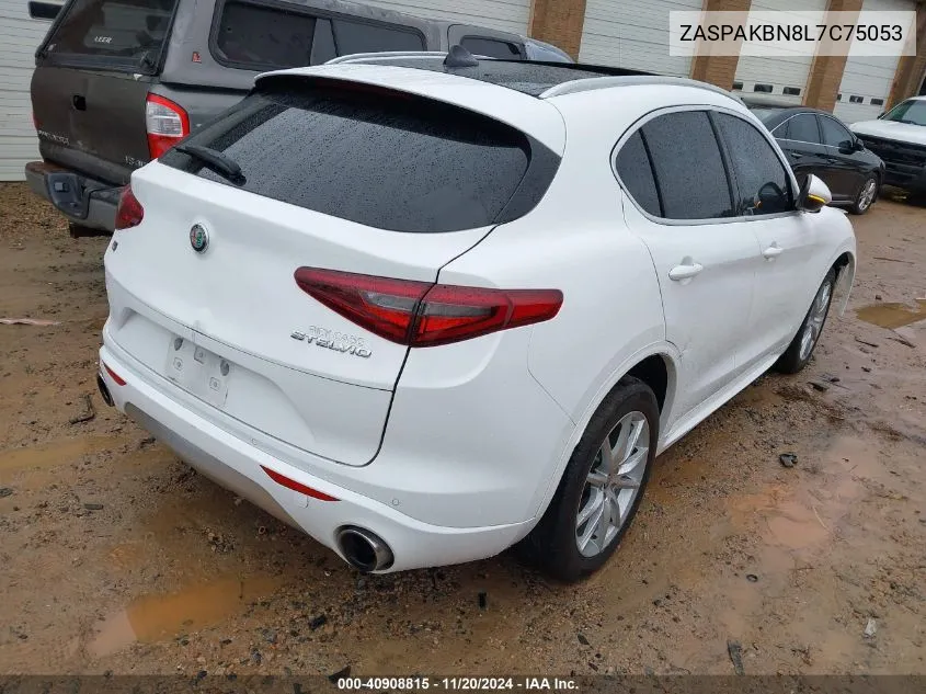 2020 Alfa Romeo Stelvio Ti Lusso Awd VIN: ZASPAKBN8L7C75053 Lot: 40908815