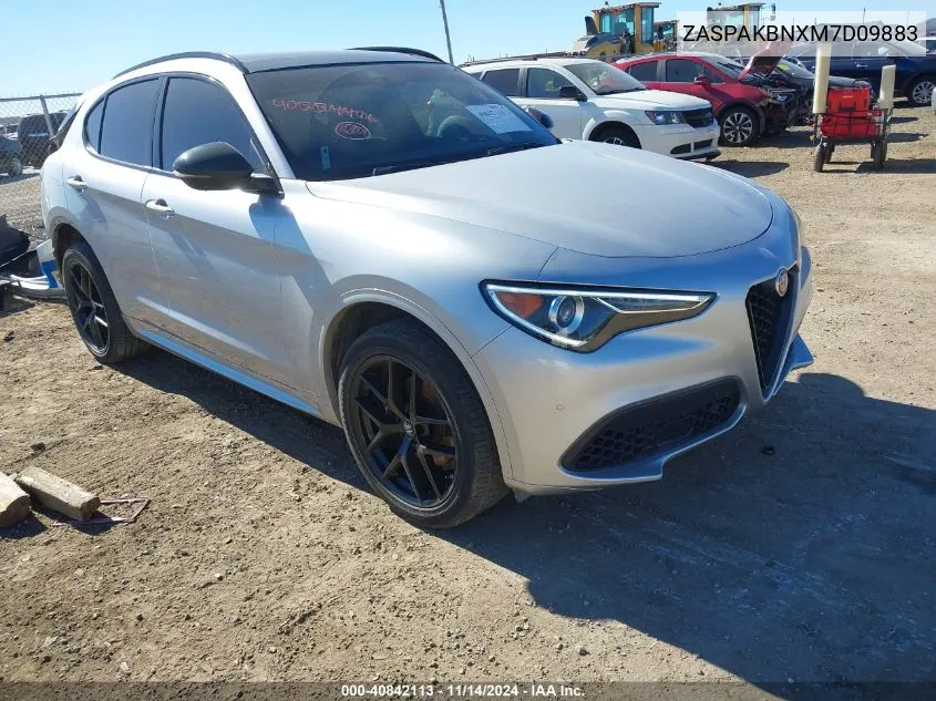 2021 Alfa Romeo Stelvio Ti Sport Awd VIN: ZASPAKBNXM7D09883 Lot: 40842113