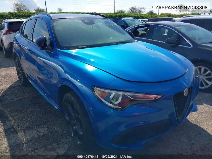 2022 Alfa Romeo Stelvio Veloce Ti Awd VIN: ZASPAKBN2N7D48808 Lot: 40476448