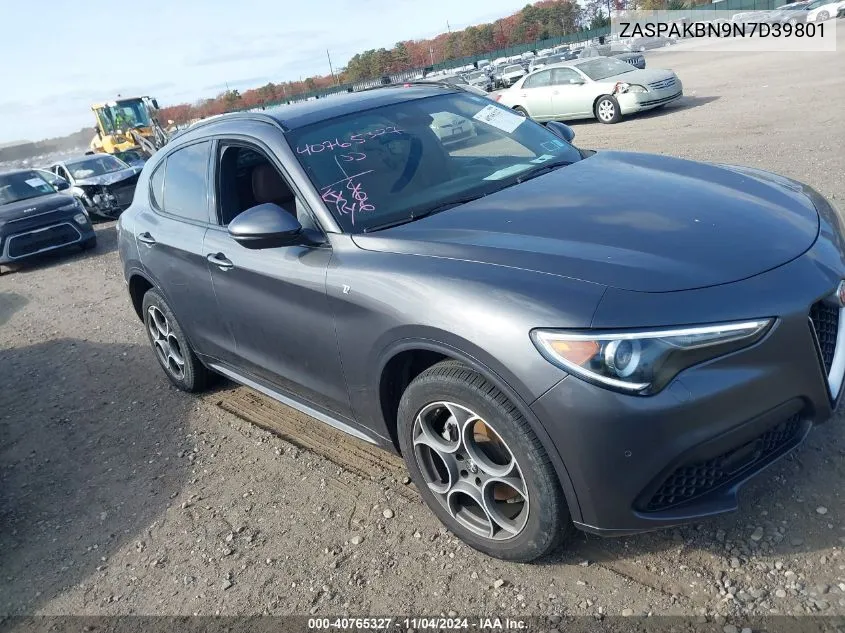 2022 Alfa Romeo Stelvio Ti Awd VIN: ZASPAKBN9N7D39801 Lot: 40765327