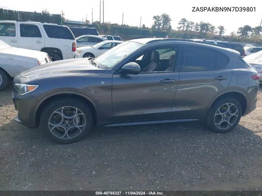 2022 Alfa Romeo Stelvio Ti Awd VIN: ZASPAKBN9N7D39801 Lot: 40765327